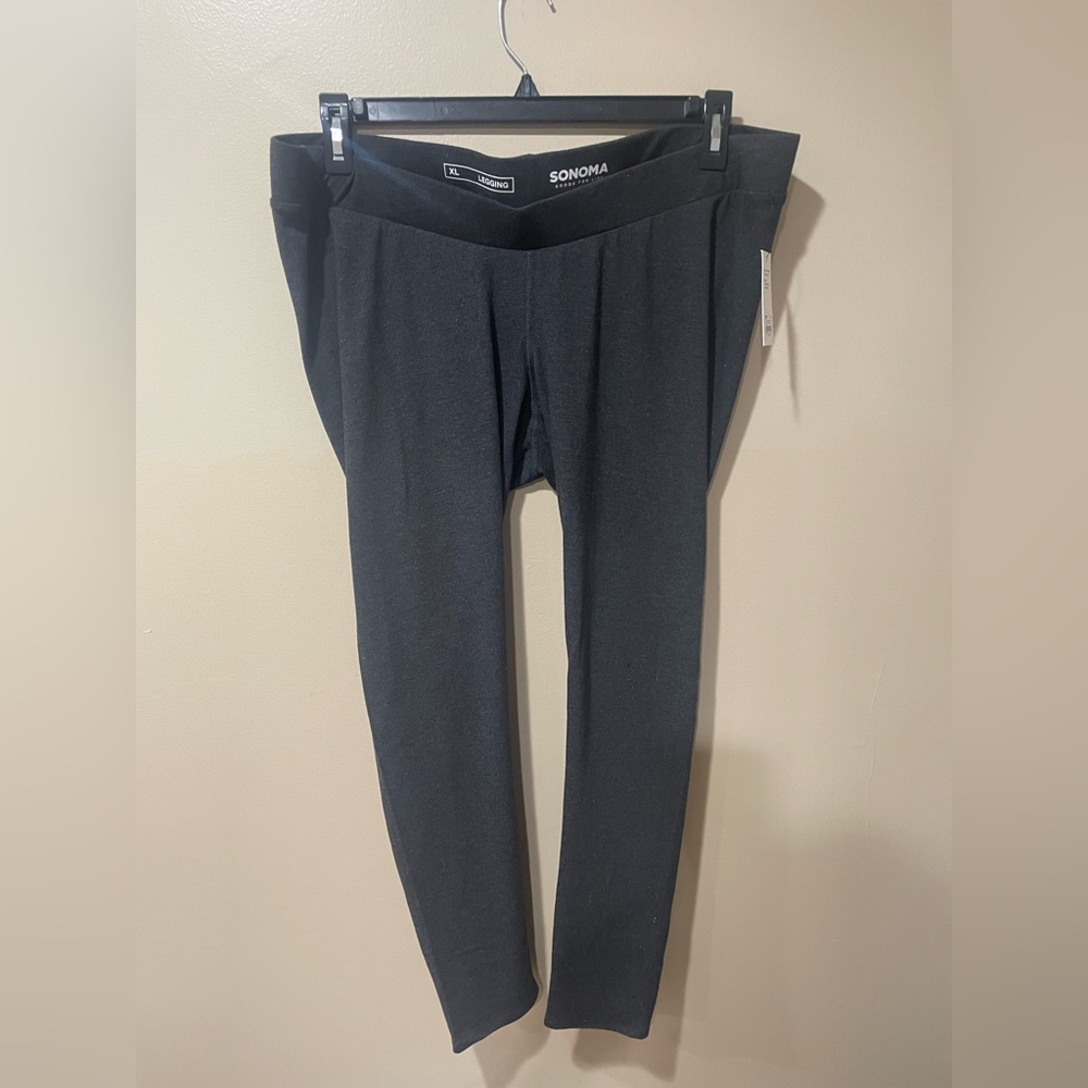Sonoma Charcoal Maternity Leggings
